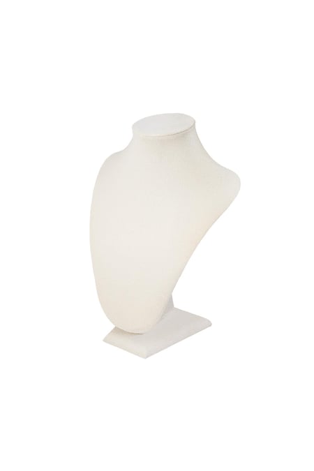 Présentoir collier petit - Nylon écru