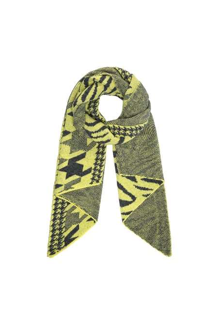 Sciarpa invernale accogliente Yellow Acrylic 2