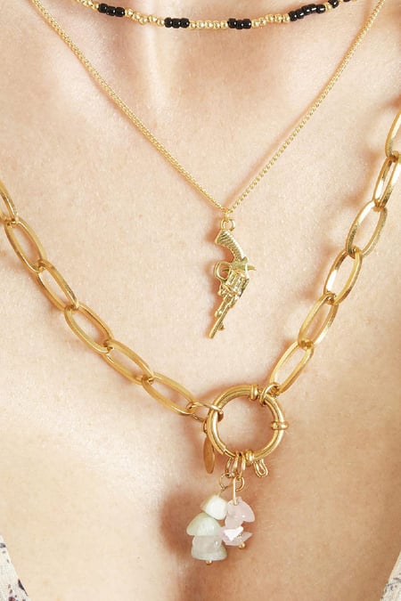 DIY Charm Rocks Blue Stainless Steel