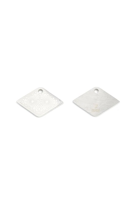 Charm Star Silver Color Stainless Steel