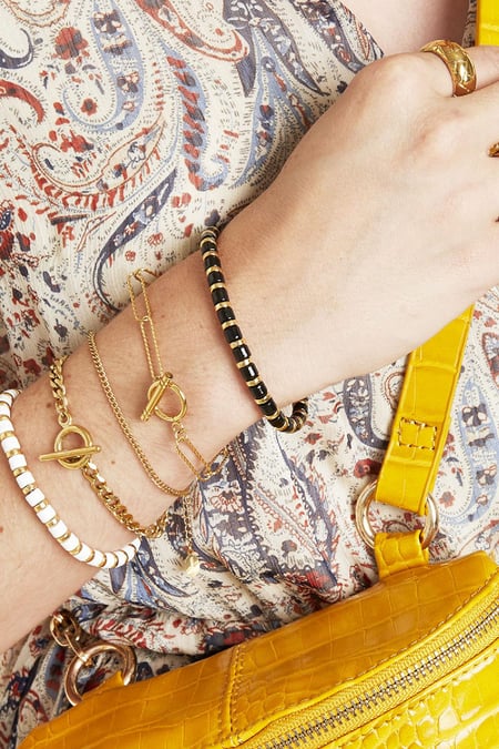 Bracelet Tiny Plain Chains Silver Color Stainless Steel