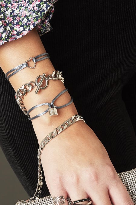 Bracelet Chain Ivy Gold Color Stainless Steel