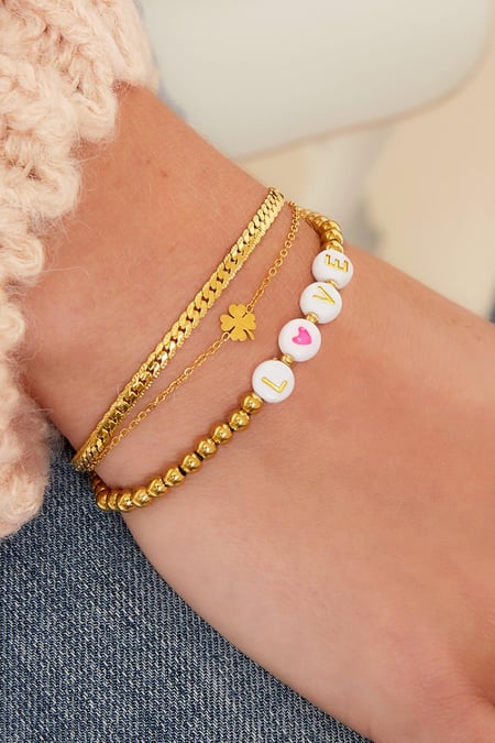 multi-layered stainless steel bracelet