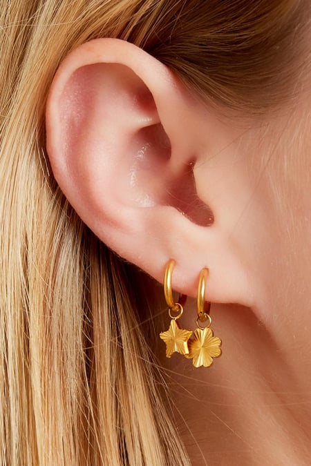 Boucles d'oreilles étoile en acier inoxydable