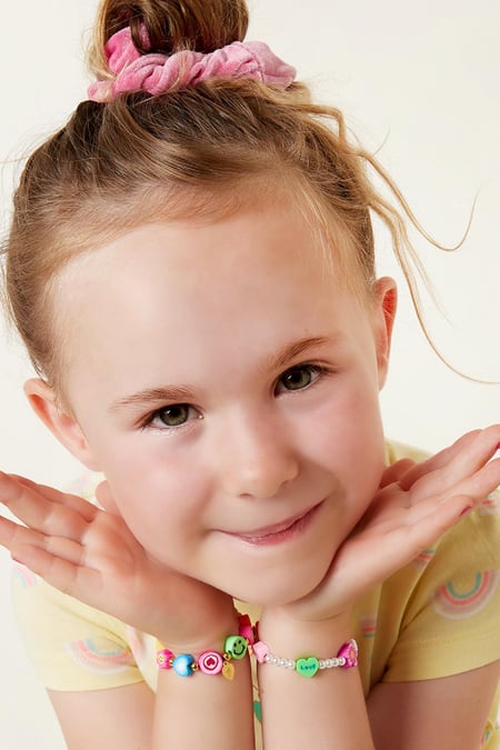 Kids - pearl bracelet - Mother-Daughter collection Multi Pearls