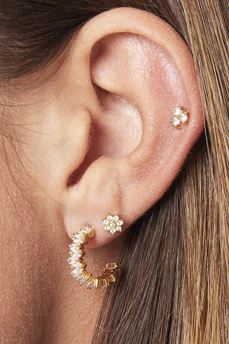 Pendientes In Style Color dorado Cobre