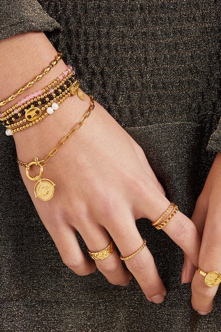 Bracelet Amelia Silver Color Stainless Steel