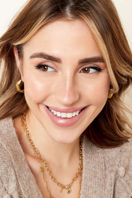 Earrings abstract Silver Color Stainless Steel