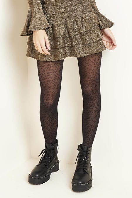 Tights Black Panther Nylon S/M