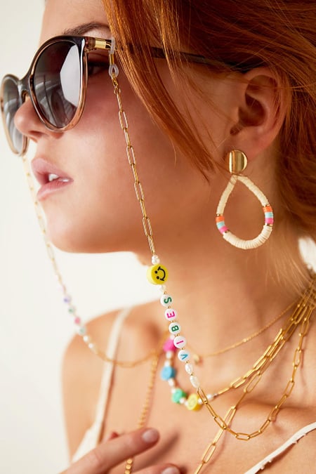 Sunglasses Straps Happy Vibes