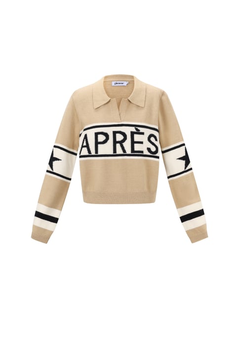 Knitted Polyester Fiber Women's Knit Sweaters Casual Letters 2