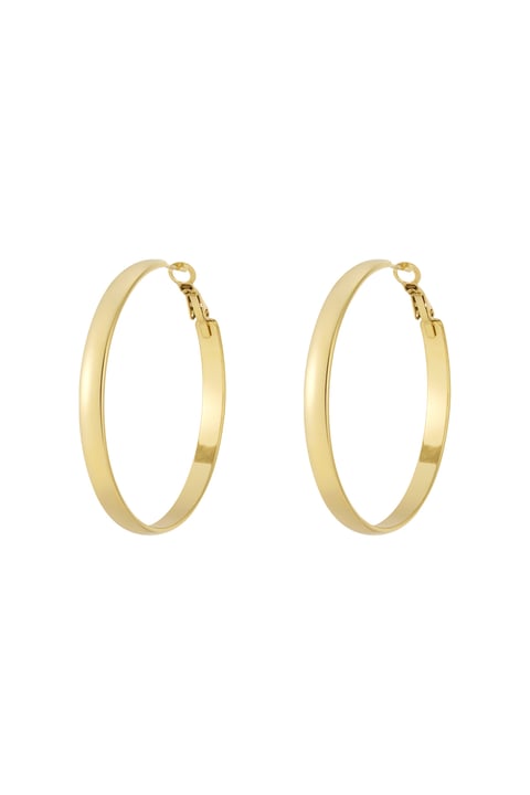Basic Hoop earrings thick M 2