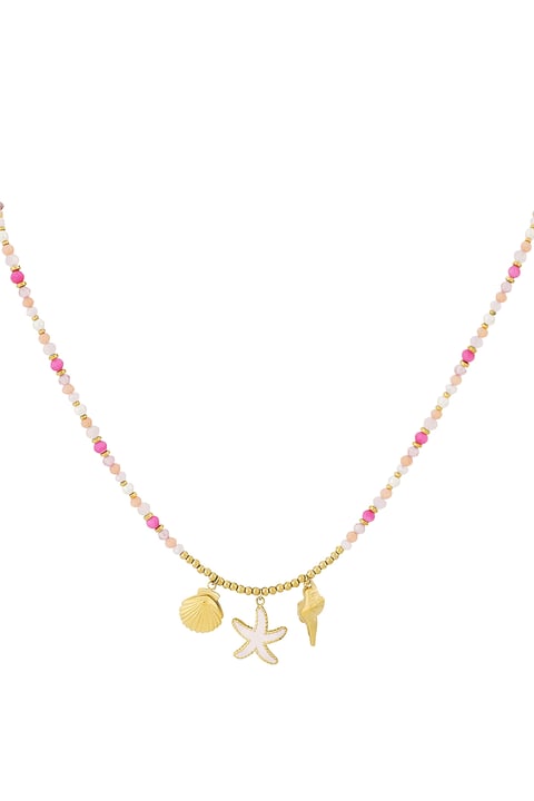 necklace pink sea babe 2