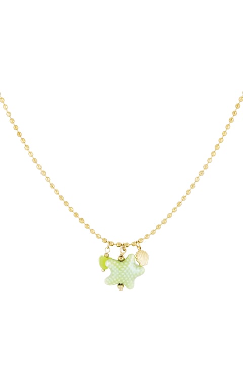 beachside ketting - groen & 2