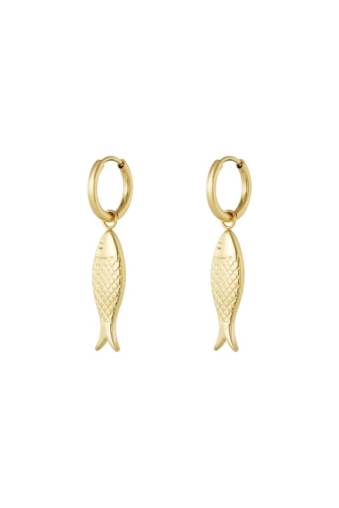 Ohrringe mit Fisch-Anhänger  2