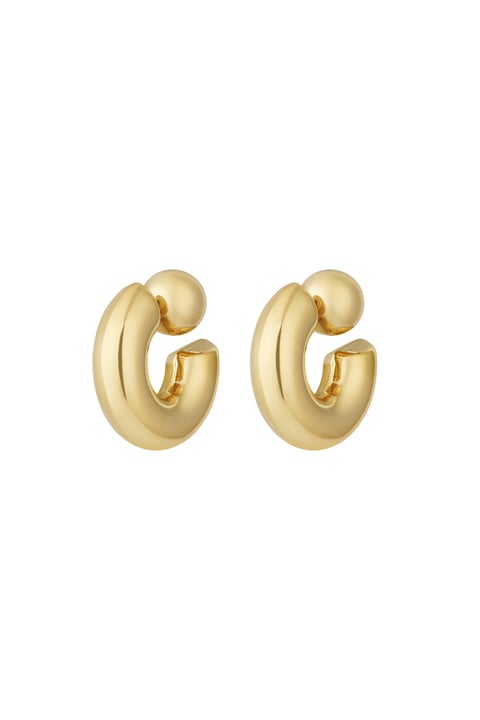 Orecchini a cerchio casual quotidiani semplici serie gioielli da donna 2