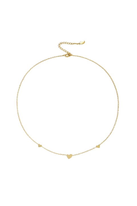 classic necklace with hearts 2