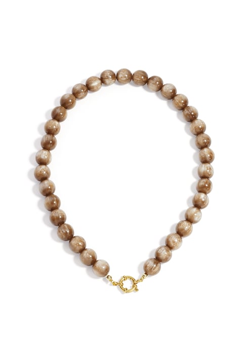 Collar de cuentas descoloridas - 12mm 2