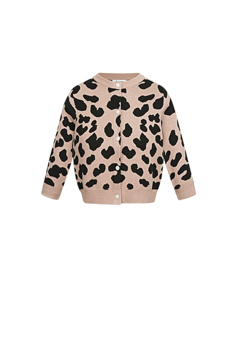 Viskоз İpli Kadın Karton Yelek Zürafa Desenli Modern 2