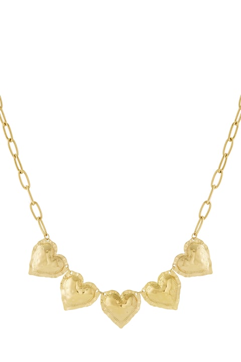 5 Hearts Necklace 2