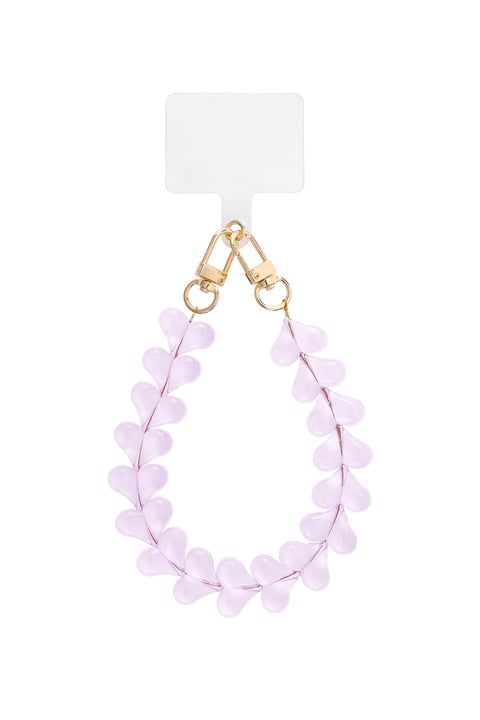 Cordons téléphoniques en forme de petits cœurs