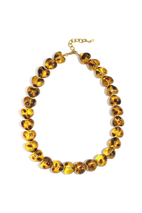 Acrylic Beaded Necklaces Leopard Print Retro Daily Classic Series Women's jewelry 2