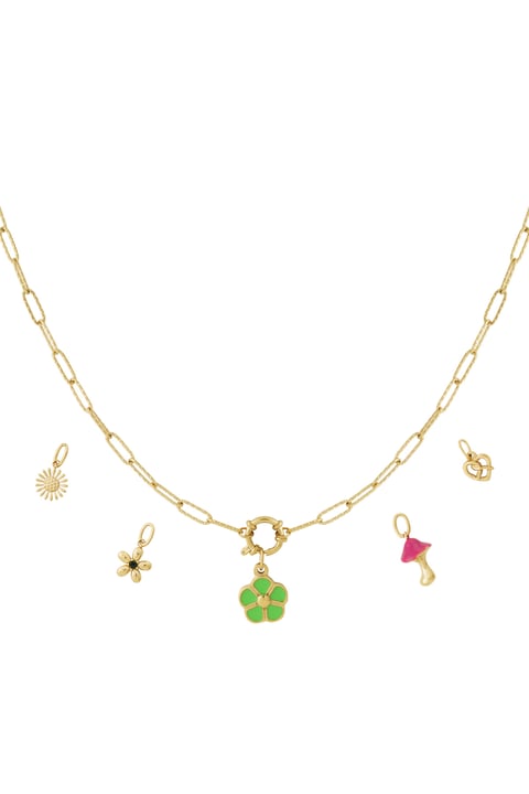 Clover DIY necklace 2