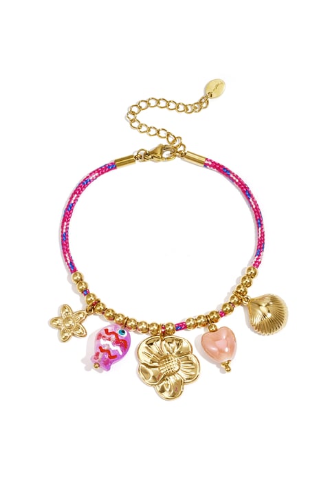 Rope Charm Bracelets Flower Casual Daily Romantic Series Women's jewelry 2