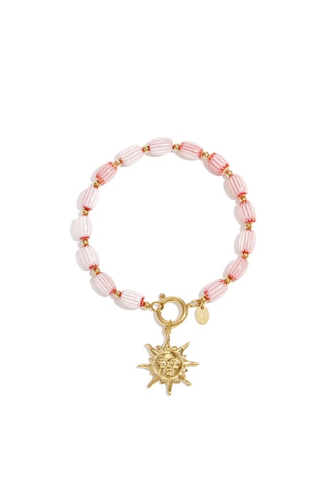 Edelstahl-Perlenarmbänder, Herzform, lässige und schlichte Serie, Damenschmuck 2