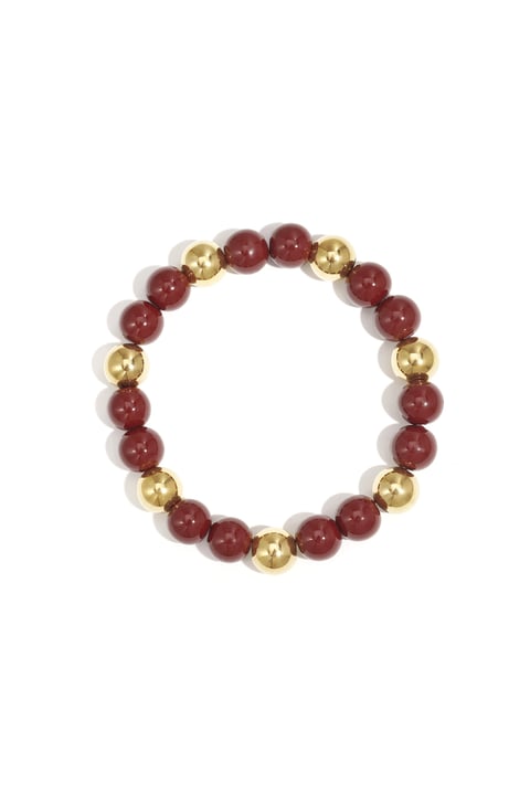 Bracelets en perles acryliques, série décontractée, simple et quotidienne, bijoux pour femmes-10mm