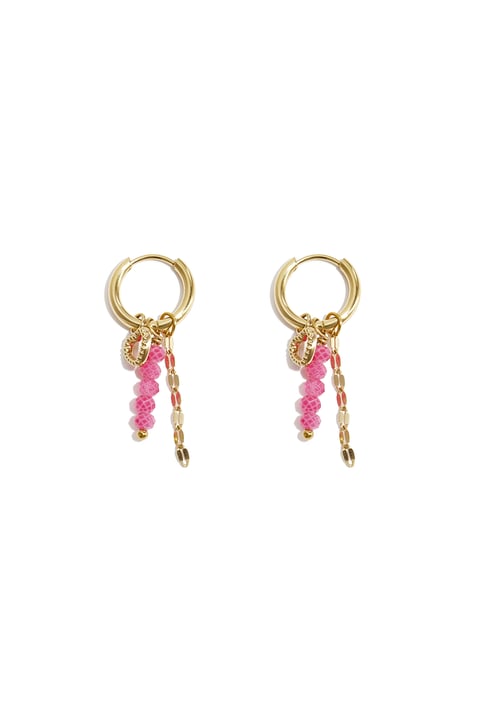 Boucles d'oreilles Love on top charm 2