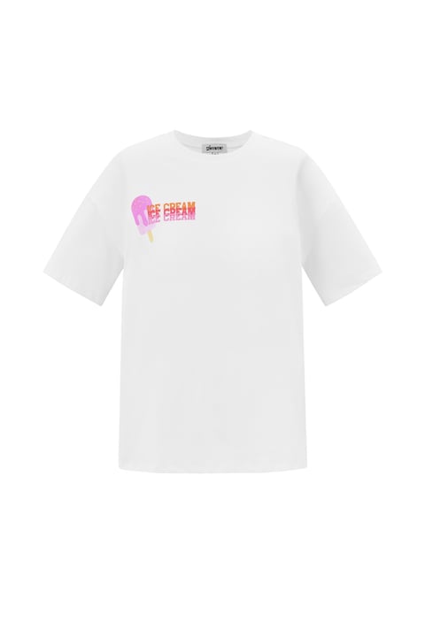 Cotton Women's T-shirt Spring/Summer Letters 2