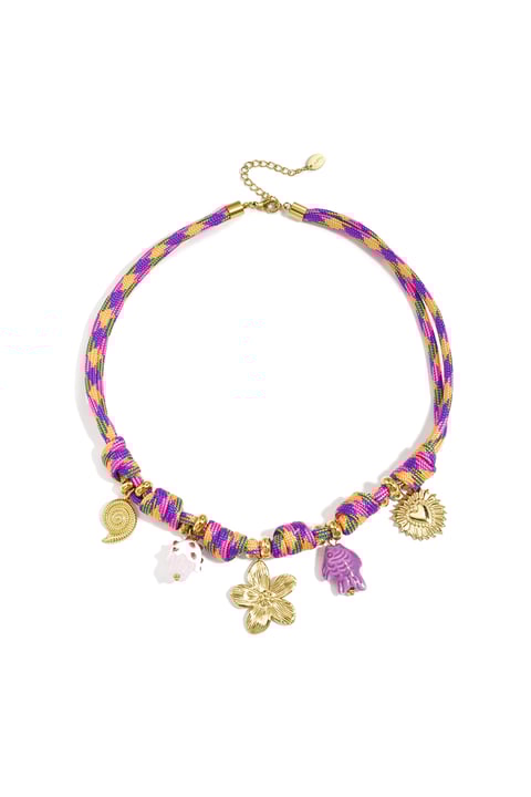 Rope Pendant necklaces Flower Holiday/Beach  Women's jewelry 2