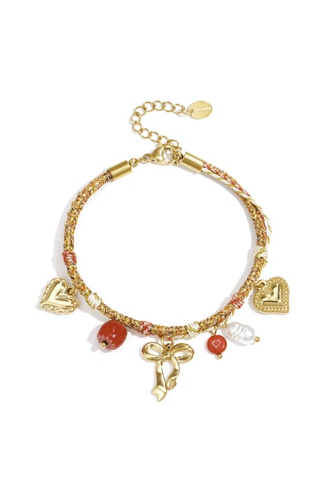 Stainless Steel Charm Bracelets Heart Casual Daily Simple Series Women's jewelry