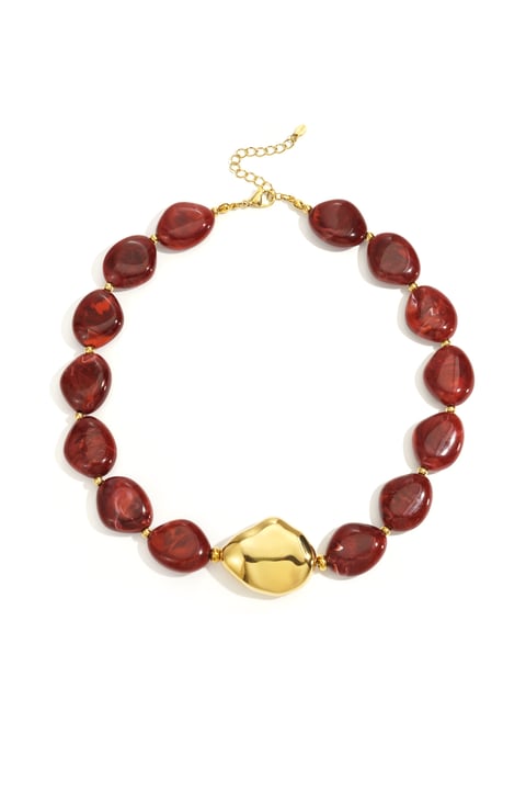 Acrylic Beaded Necklaces Beads Casual Daily-19mm*23mm 2