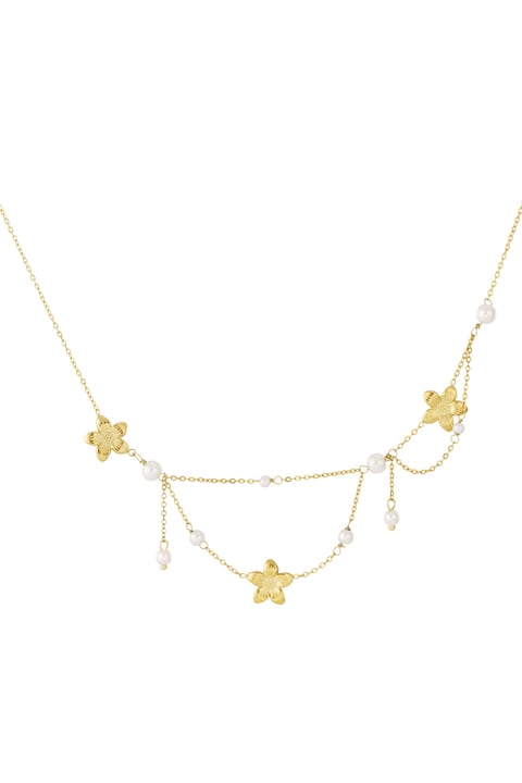 Collana con fiori a doppio problema 2