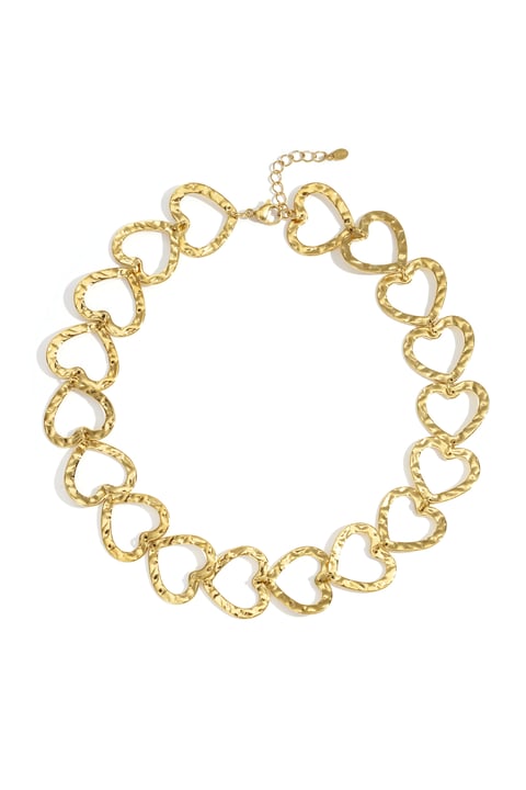 Stainless Steel Chain Necklaces Heart Casual Daily Simple Series Women's jewelry 2