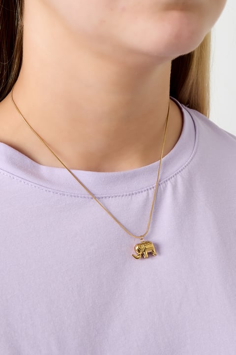 Collana con elefante carino