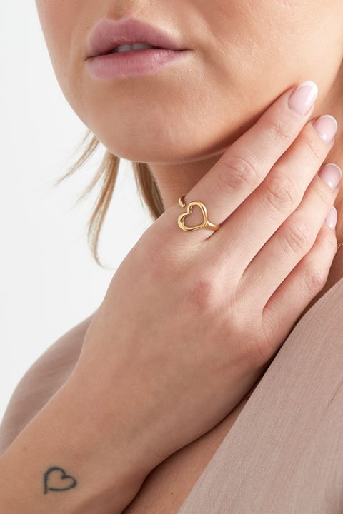 bague amour à l'envers