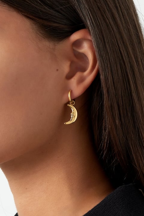 boucles d'oreilles au clair de lune
