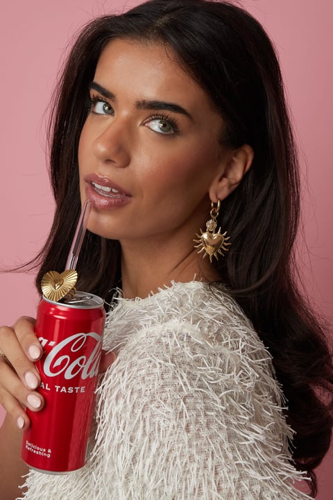 Ohrhänger aus Edelstahl, Herzform, schlicht und elegant, für Damen.