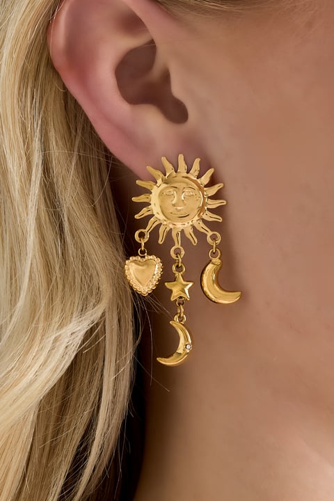 Boucles d&#39;oreilles Love to the Moon and Back