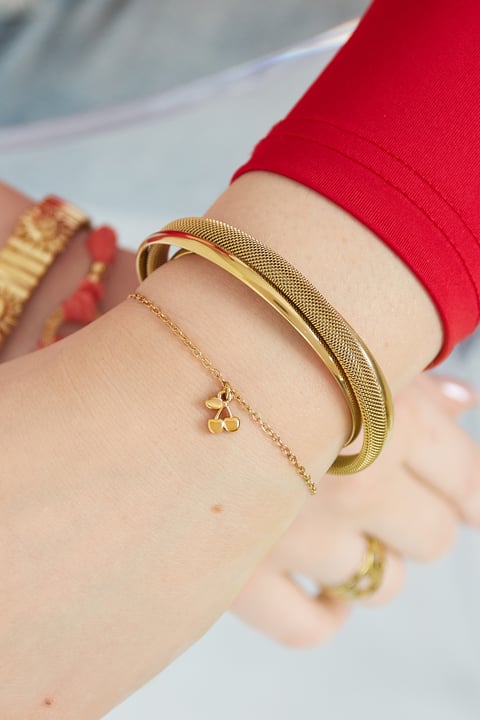 cherry bracelet