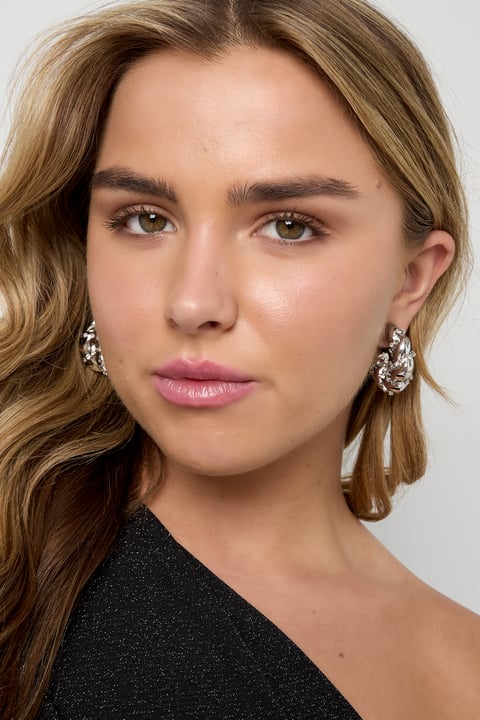 Boucles d&#39;oreilles créoles en fer, élégantes, luxueuses, de Noël, pour femmes