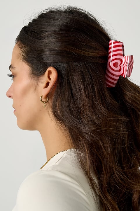 Hair Clips Heart Casual Imitation Acetate sheet Valentine's Day Accessories