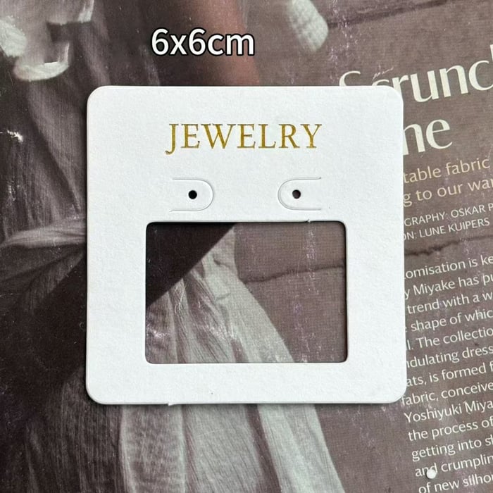 Jewelry Packaging Cards