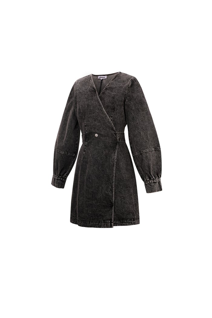 Denim wrap dress h5Picture4