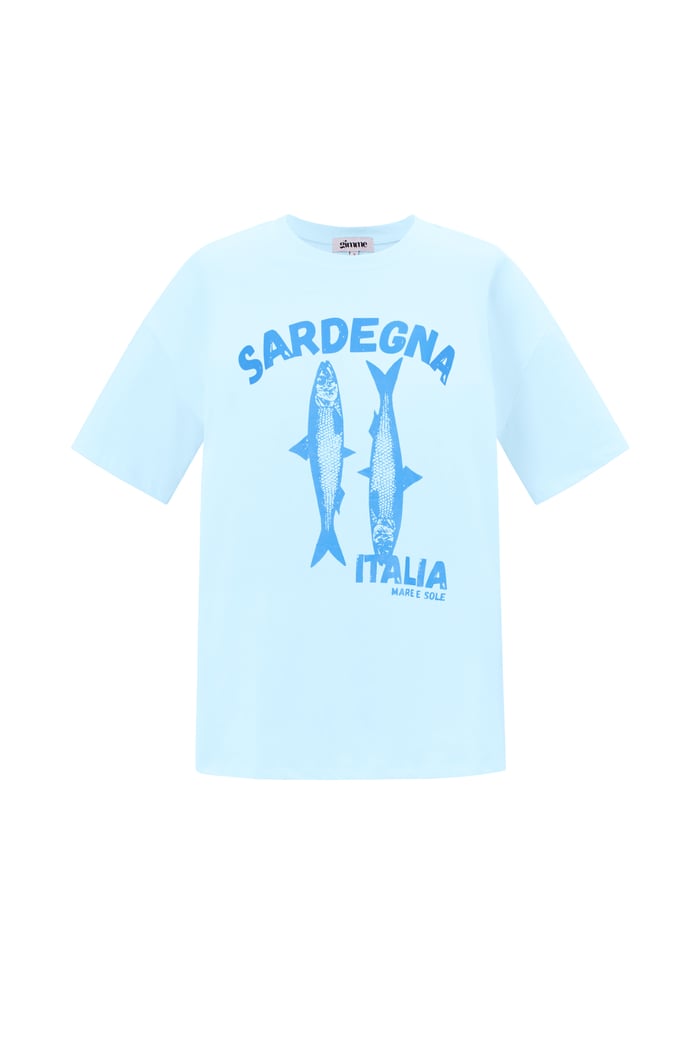 Sardegna Italia oversized T-shirt h5Afbeelding11