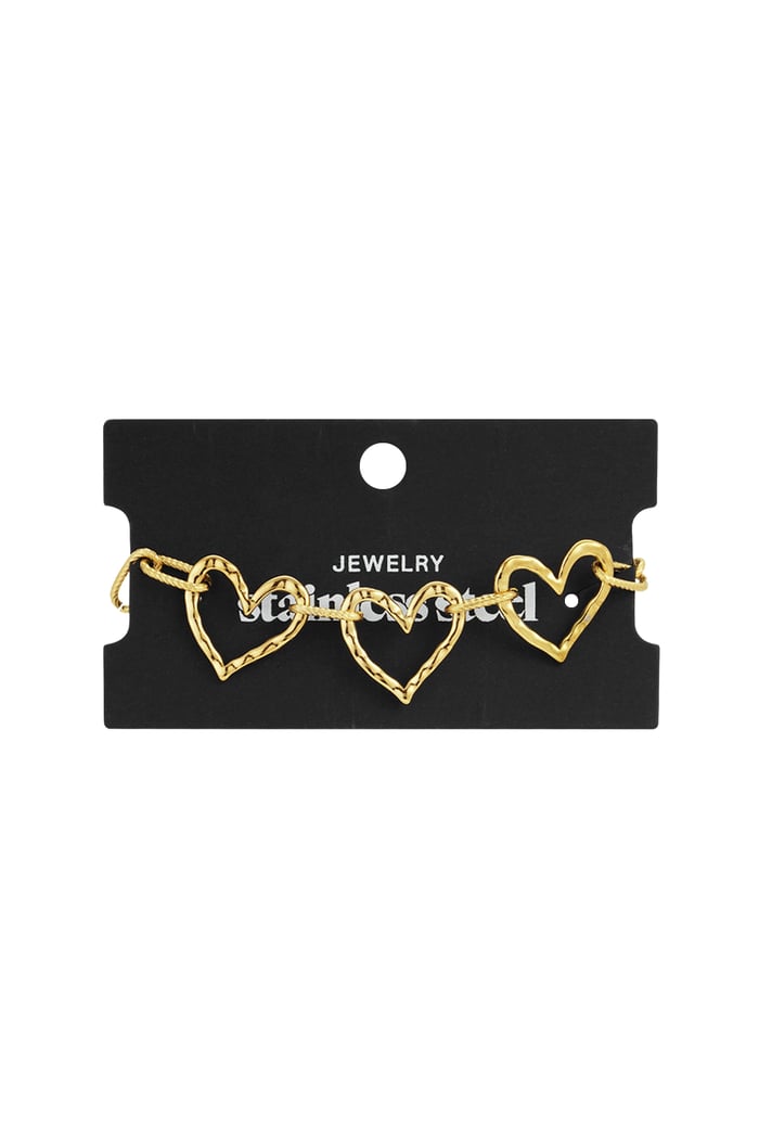 Stainless Steel Chain Bracelets Heart Casual Daily Simple Series Women's jewelry h5Picture4