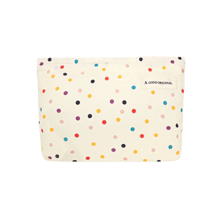 1 Stück Simple Series Elegante Polka Dots Canvas Damentaschen 